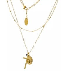 Ожерелье-кулон из золотой стали, регулируемый кулон цена и информация | Украшения на шею | pigu.lt