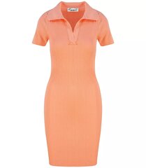 Suknelė moterims 14928, oranžinė kaina ir informacija | Suknelės | pigu.lt