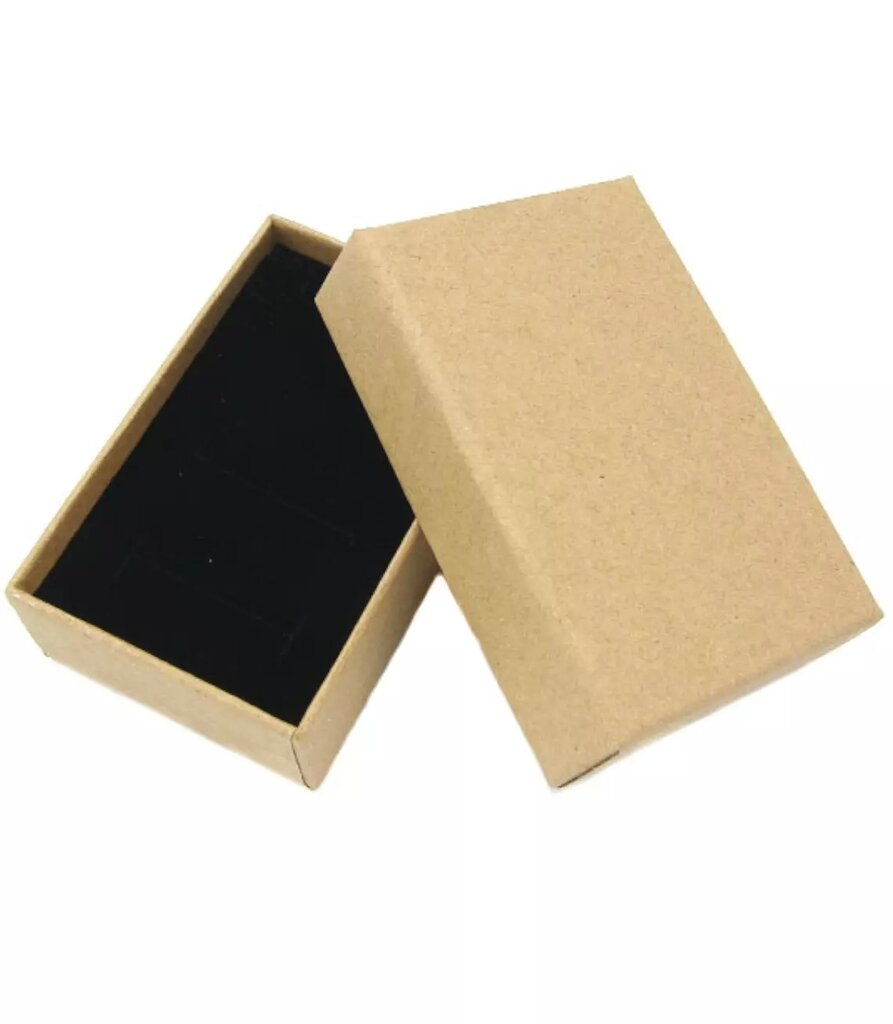 Dekoratyvinė papuošalų dėžutė, ruda kaina ir informacija | Dovanų pakavimo priemonės | pigu.lt
