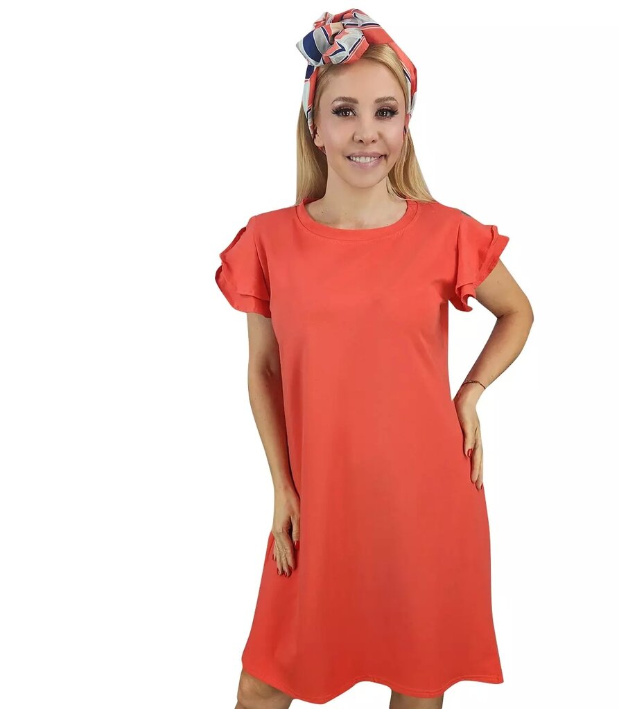 Suknelė moterims 15284, oranžinė цена и информация | Suknelės | pigu.lt