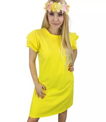 Suknelė moterims 15285, geltona цена и информация | Платья | pigu.lt