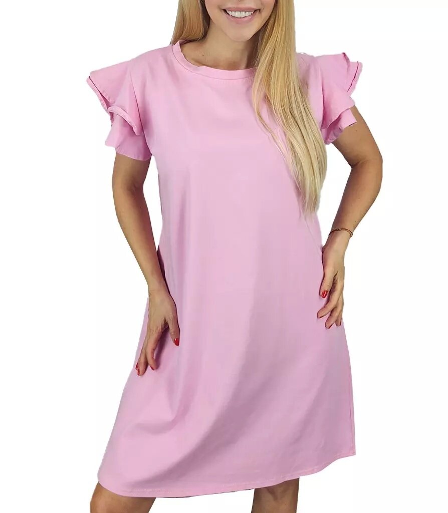 Suknelė moterims 15286, rožinė цена и информация | Suknelės | pigu.lt