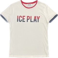 Marškinėliai vyrams Ice Play, balti цена и информация | Мужские футболки | pigu.lt