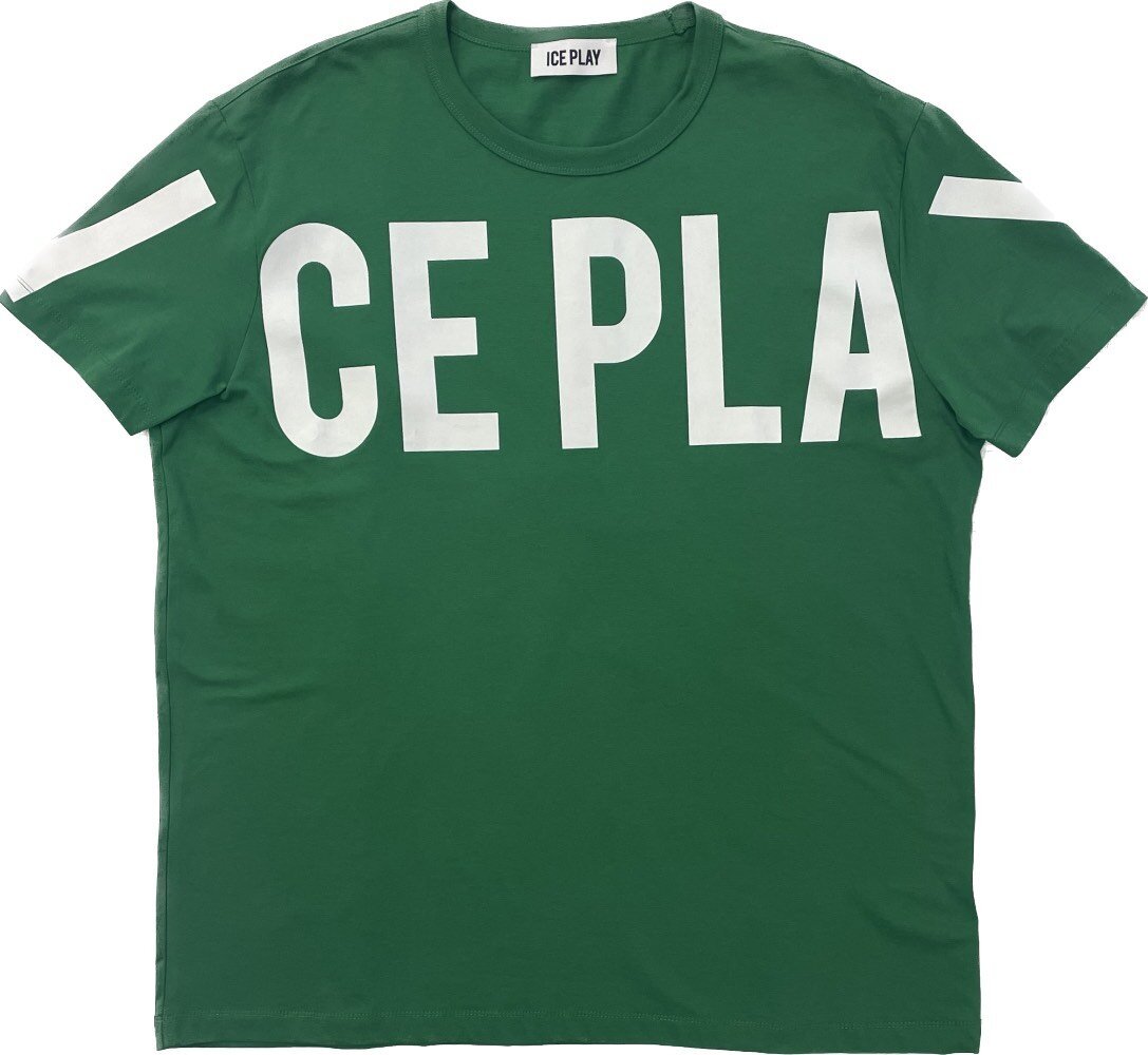 Marškinėliai vyrams Ice Play, žali kaina ir informacija | Vyriški marškinėliai | pigu.lt