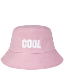 Moteriška kepurė su cool užrašu, rožinė цена и информация | Женские шапки | pigu.lt