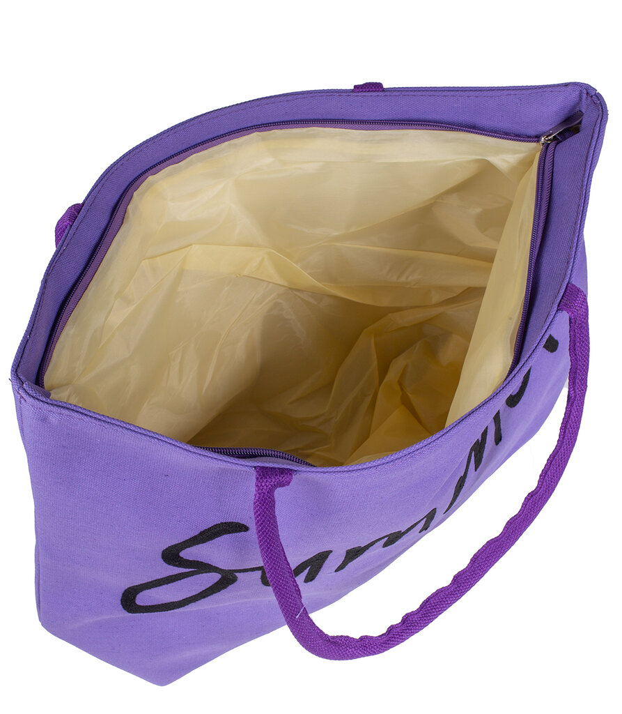Moteriškas paplūdimio krepšys summer, violetinė kaina ir informacija | Moteriškos rankinės | pigu.lt