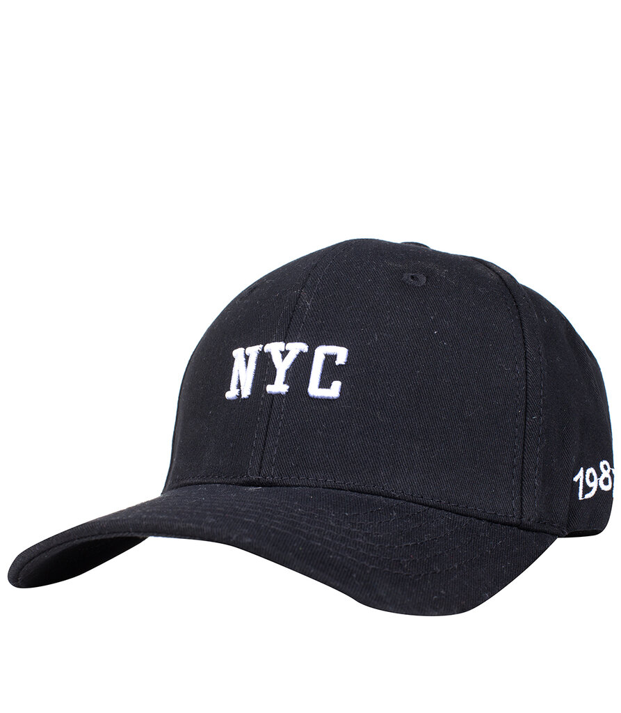 Universali beisbolo kepurė su NYC raidėmis, juoda цена и информация | Kepurės moterims | pigu.lt