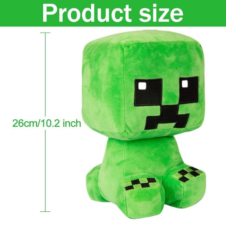 Pliušinis žaislas HappyJoe Minecraft, 26cm цена и информация | Minkšti (pliušiniai) žaislai | pigu.lt