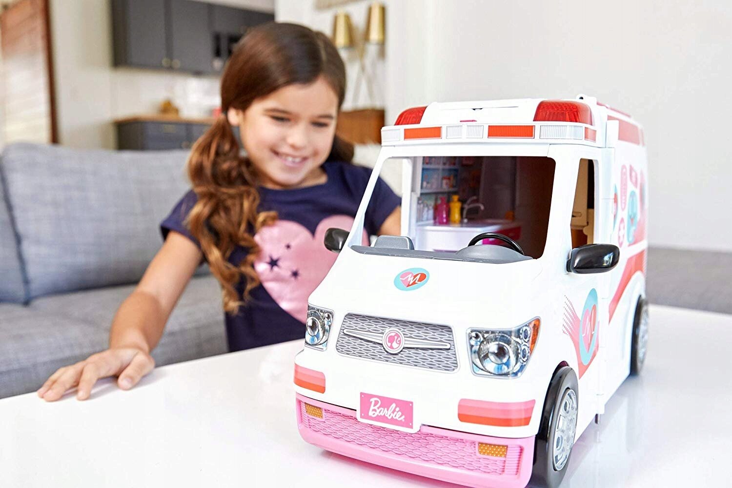 Greitosios pagalbos automobilis Barbie® Mobile Clinic 2in1 Frm19 kaina ir informacija | Žaislai mergaitėms | pigu.lt