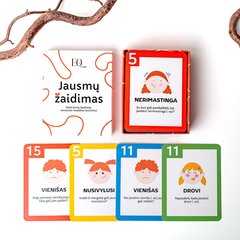 Stalo kortų žaidimas Jausmų žaidimas kaina ir informacija | Lietuvos kūrėjai Vaikams ir kūdikiams | pigu.lt