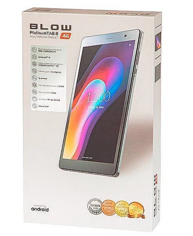 Blow Platinum TAB 8 (79-063#) kaina ir informacija | Planšetiniai kompiuteriai | pigu.lt