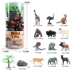 WOOPIE Набор фигурок диких животных WOOPIE, 15 шт. цена и информация | Игрушки для мальчиков | pigu.lt