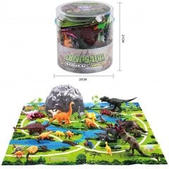 Dinozaurų figūrėlių rinkinys Woopie, 34 vnt. kaina ir informacija | Žaislai berniukams | pigu.lt