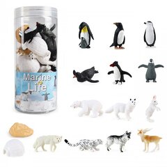 Набор фигурок животных WOOPIE Арктика, 16 шт. цена и информация | Игрушки для мальчиков | pigu.lt