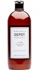 Depot №105 Invigorating Shampoo укрепляющий шампунь против выпадения волос 1000 мл цена и информация | Шампуни | pigu.lt