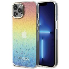 Guess GUHCP12MPMSDGSK iPhone 12|12 Pro 6.1" czarny|black hardcase Disco Metal Script цена и информация | Чехлы для телефонов | pigu.lt