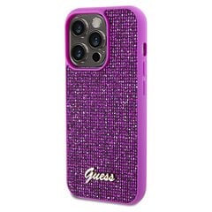 Guess GUHCP14XPMSDGSF iPhone 14 Pro Max 6.7" fuksja|fuschia hardcase Disco Metal Script цена и информация | Чехлы для телефонов | pigu.lt