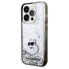 Karl Lagerfeld KLHCP14LLKCNSK iPhone 14 Pro 6.1" transparent hardcase Liquid Glitter Choupette цена и информация | Чехлы для телефонов | pigu.lt