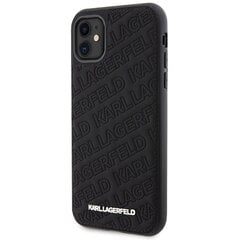 Karl Lagerfeld KLHCN61PQKPMK iPhone 11 | Xr 6.1" czarny|black hardcase Quilted K Pattern цена и информация | Чехлы для телефонов | pigu.lt