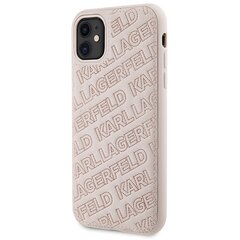 Karl Lagerfeld KLHCN61GSAKCPK iPhone 11 | Xr 6.1" czarny|black hardcase Gripstand Saffiano Karl&Choupette Pins цена и информация | Чехлы для телефонов | pigu.lt