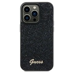 Guess GUHCP12MPMSDGSK iPhone 12|12 Pro 6.1" czarny|black hardcase Disco Metal Script цена и информация | Чехлы для телефонов | pigu.lt