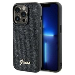 Guess GUHCP13LPMSDGSK iPhone 13 Pro | 13 6.1" czarny|black hardcase Disco Metal Script цена и информация | Чехлы для телефонов | pigu.lt