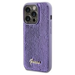 Guess GUHCP13LPSFDGSUiPhone 13 Pro | 13 6.1" fioletowy|purple hardcase Sequin Script Metal цена и информация | Чехлы для телефонов | pigu.lt