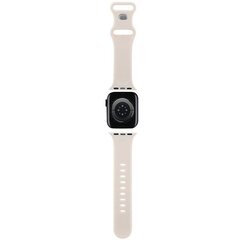 Hello Kitty Pasek HKAWMSDGPTE Apple Watch 38|40|41mm beżowy|beige strap Silicone Tags Graffiti цена и информация | Аксессуары для смарт-часов и браслетов | pigu.lt