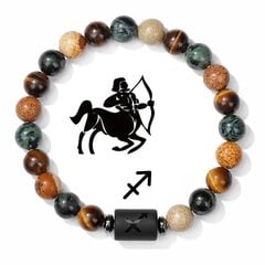 Каменный браслет со знаком зодиака СТРЕЛЕЦ цена и информация | Женские браслеты | pigu.lt