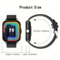 Simson Lab A230 Black kaina ir informacija | Išmanieji laikrodžiai (smartwatch) | pigu.lt