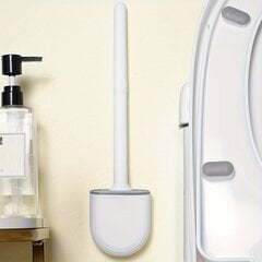 Силиконовая щетка для чистки с держателем цена и информация | Аксессуары для ванной комнаты | pigu.lt