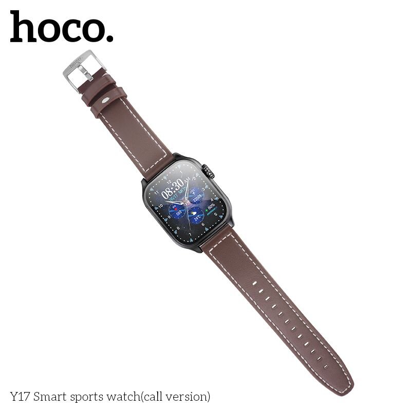 Hoco Y17 Black цена и информация | Išmanieji laikrodžiai (smartwatch) | pigu.lt