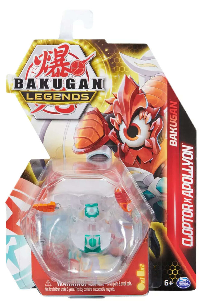 Žaidimų rinkinys Bakugan Legends Cloptor x Apollyon цена и информация | Žaislai berniukams | pigu.lt