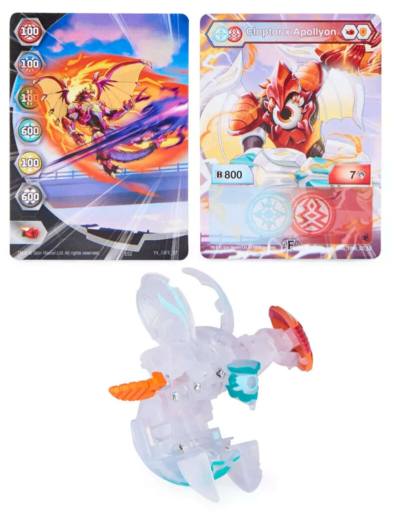 Žaidimų rinkinys Bakugan Legends Cloptor x Apollyon цена и информация | Žaislai berniukams | pigu.lt