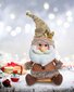 Sėdintis Kalėdų senelis, 35 cm kaina ir informacija | Kalėdinės dekoracijos | pigu.lt