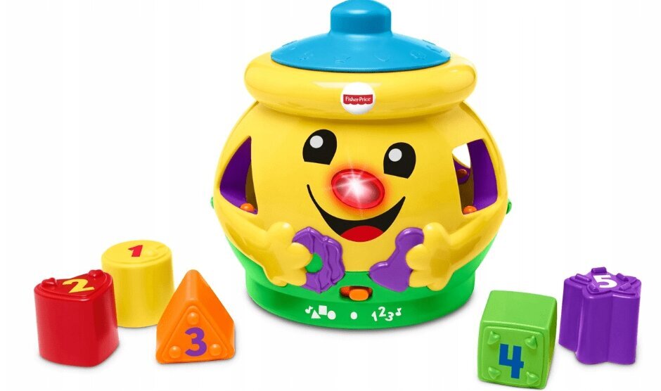 Rūšiuoklė Fisher-Price ir dovana pagalvė Katė, 50 cm kaina ir informacija | Žaislai kūdikiams | pigu.lt