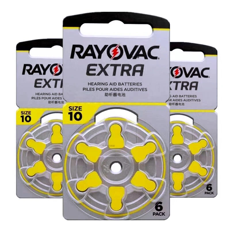 Rayovac Extra PR70 (10) Elementai klausos aparatams, 18 vnt. kaina ir informacija | Elementai | pigu.lt