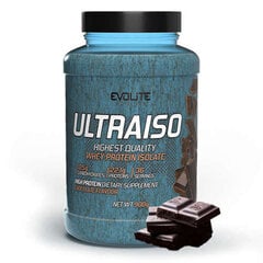 Išrūgų izoliatas EvoLite UltraIso Chocolate, 900g kaina ir informacija | Baltymai | pigu.lt