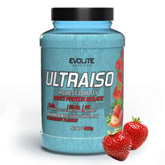 Išrūgų izoliatas EvoLite UltraIso Strawberry, 900g kaina ir informacija | Baltymai | pigu.lt