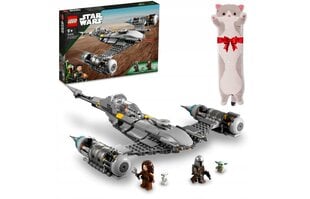75325 LEGO® Star Wars Mandaloriečių naikintuvas N-1, 412 dal. ir dovana pagalvė Katė, 50 cm цена и информация | Конструкторы и кубики | pigu.lt