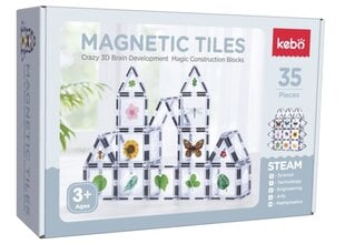 Магнитный конструктор KEBO, 35 деталей цена и информация | Конструкторы и кубики | pigu.lt