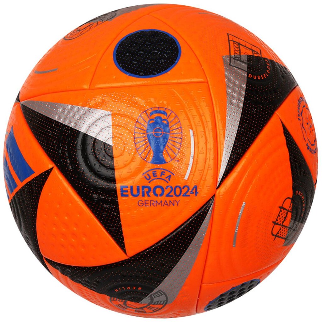 Futbolo kamuolys Adidas Euro24 Pro Winter IN9382, 5 цена и информация | Futbolo kamuoliai | pigu.lt