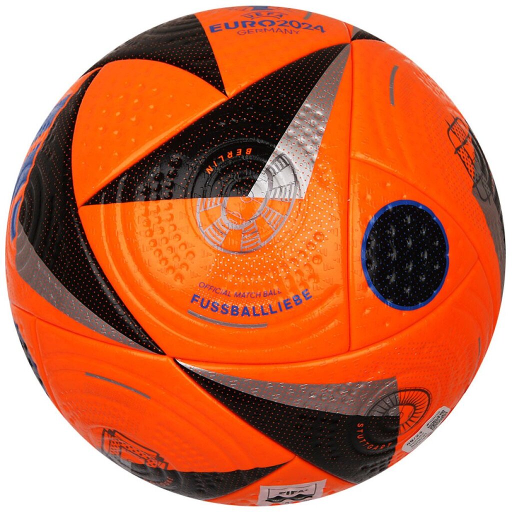 Futbolo kamuolys Adidas Euro24 Pro Winter IN9382, 5 цена и информация | Futbolo kamuoliai | pigu.lt