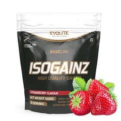 Preparatas masei auginti EvoLite IsoGainz Strawberry, 1000g цена и информация | Добавки и препараты для набора мышечной массы | pigu.lt