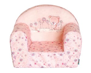 Vaikiškas fotelis Fortisline Meškiukas, rožinis kaina ir informacija | Vaikiški sėdmaišiai, foteliai, pufai | pigu.lt