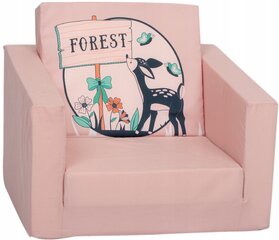 Vaikiškas fotelis Delsit, rožinis цена и информация | Детские диваны, кресла | pigu.lt