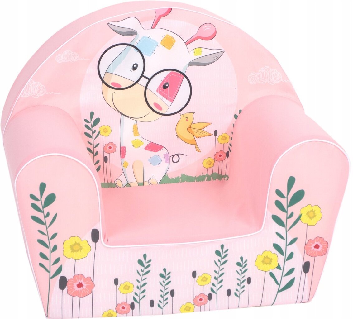 Vaikiškas fotelis Delsit DT8, rožinis kaina ir informacija | Vaikiški sėdmaišiai, foteliai, pufai | pigu.lt