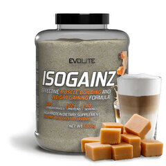 Preparatas masei auginti EvoLite IsoGainz Caramel Macchiato, 4000g kaina ir informacija | Papildai ir preparatai masei auginti | pigu.lt