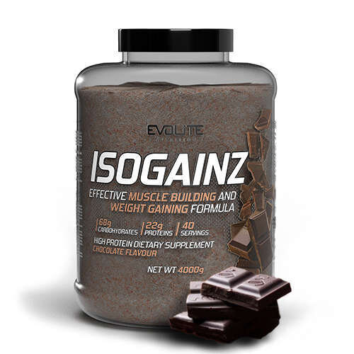 Preparatas masei auginti EvoLite IsoGainz Double Chocolate, 4000g kaina ir informacija | Papildai ir preparatai masei auginti | pigu.lt