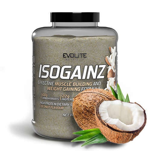 Preparatas masei auginti EvoLite IsoGainz Coconut, 4000g kaina ir informacija | Papildai ir preparatai masei auginti | pigu.lt